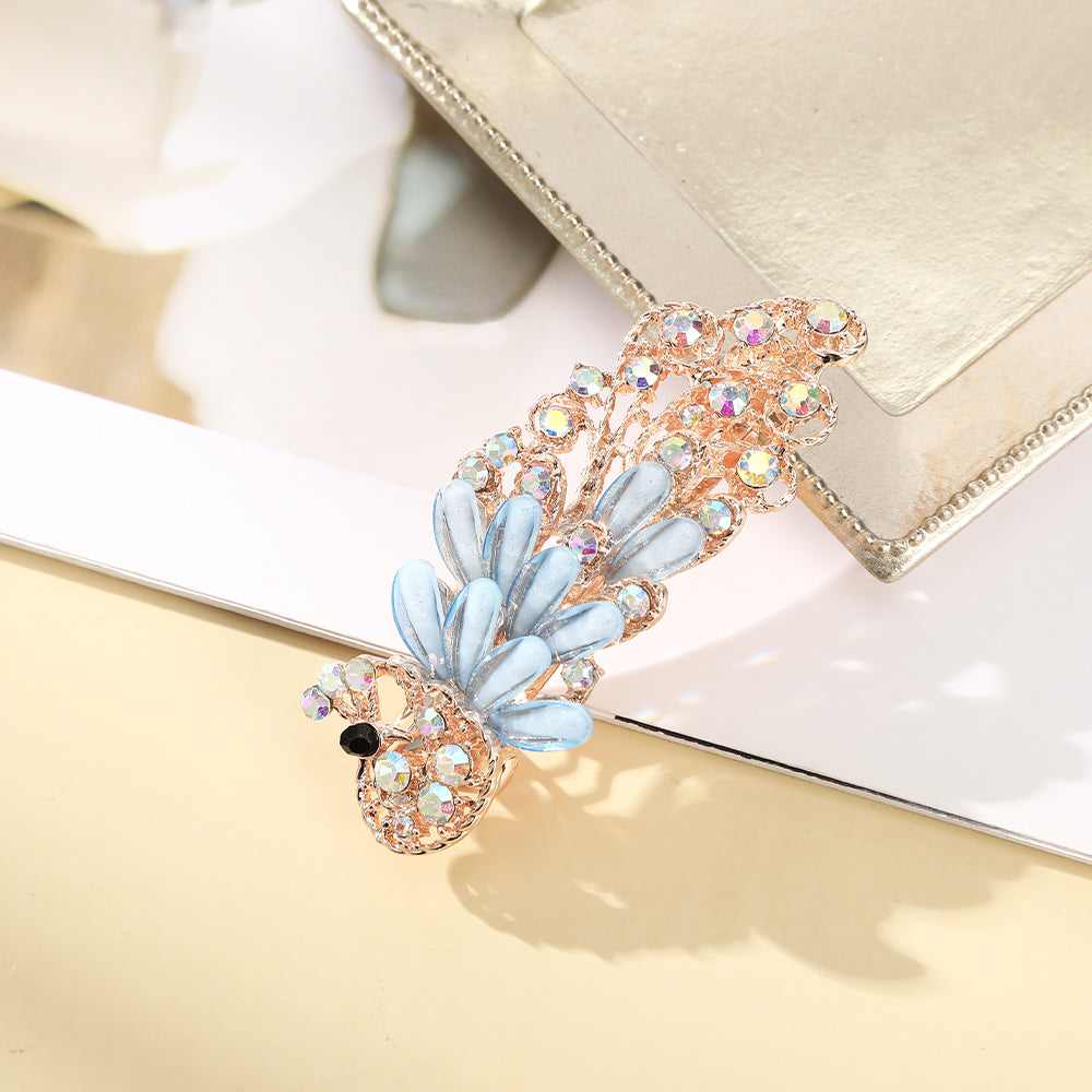 【Awaytr】CB1361 7cm Crystal Rhinestone Hair Clip