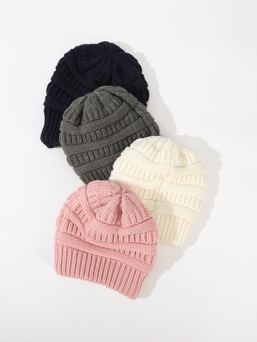 Knit Satin Lined Slouchy Hats｜Awaytr®