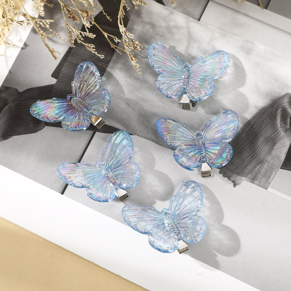 【Awaytr】CB1152 MINI transparent butterfly hair clip