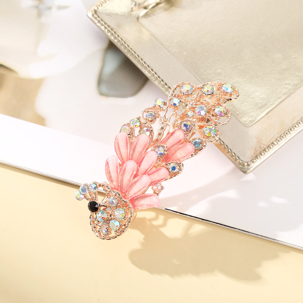 【Awaytr】CB1361 7cm Crystal Rhinestone Hair Clip