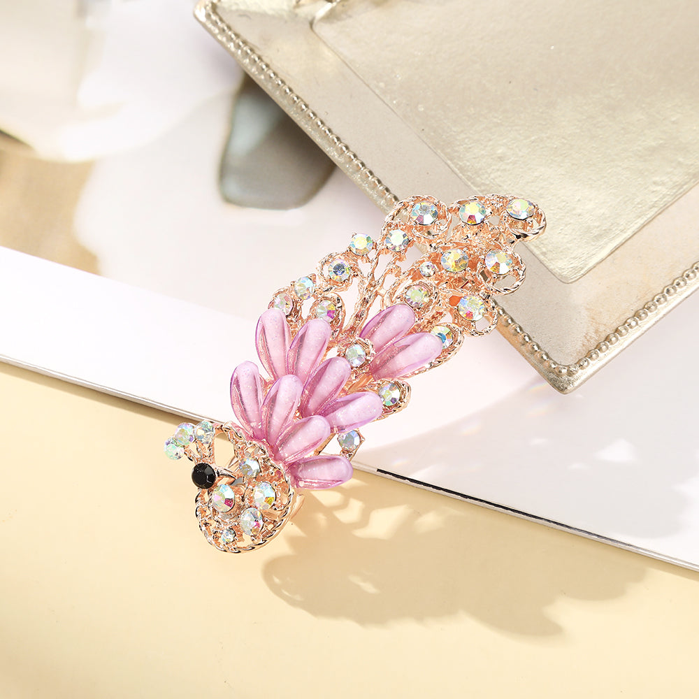 【Awaytr】CB1361 7cm Crystal Rhinestone Hair Clip