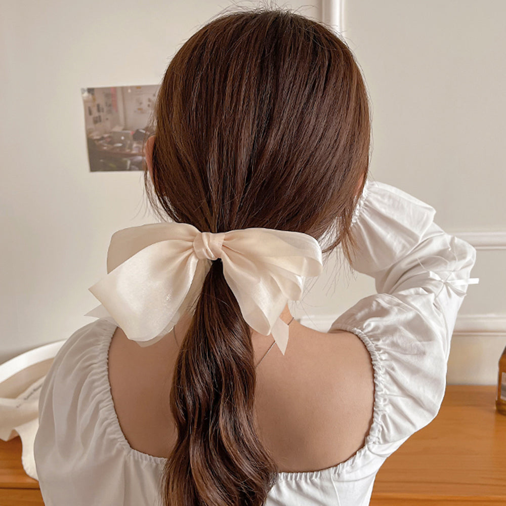 【Awaytr】CD1652 Bow tie banana hair clip