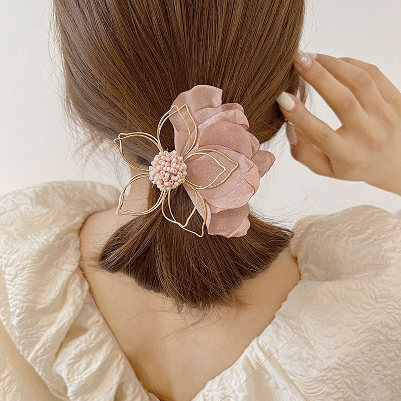 【Awaytr】CD 1615 Metal Flower Hair Clip