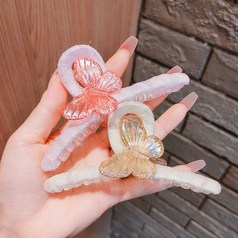 【Awaytr】 CD1638 Three-dimensional butterfly hair claw clip