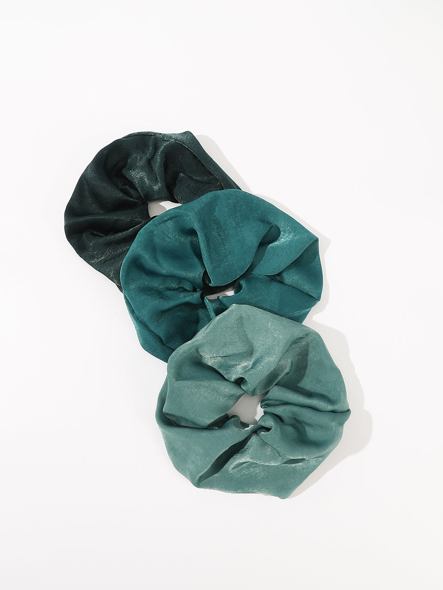 Solid Color Velvet Scrunchies (3 Pcs)｜Awaytr®