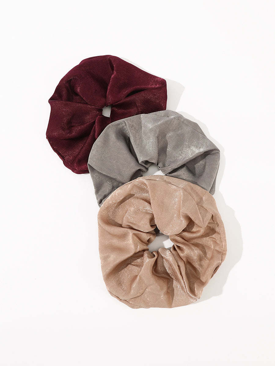 Velvet Scrunchies Set (3 Pcs)｜Awaytr®