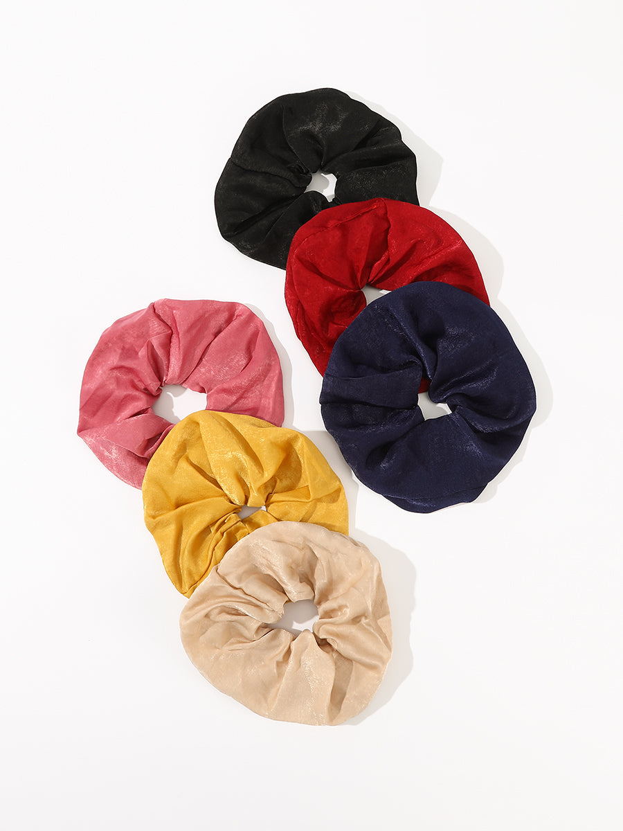 Velvet Solid Color Scrunchies (3 Pcs)｜Awaytr®