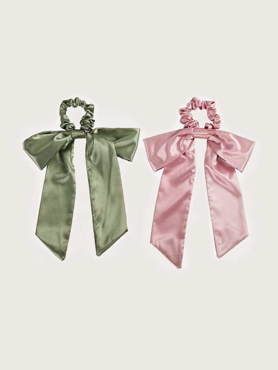 Satin Hair Ties-2 Pcs｜Awaytr®