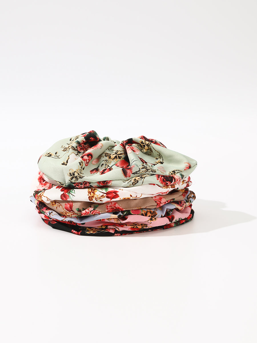 Floral Print Scrunchie (3 Pcs)｜Awaytr®