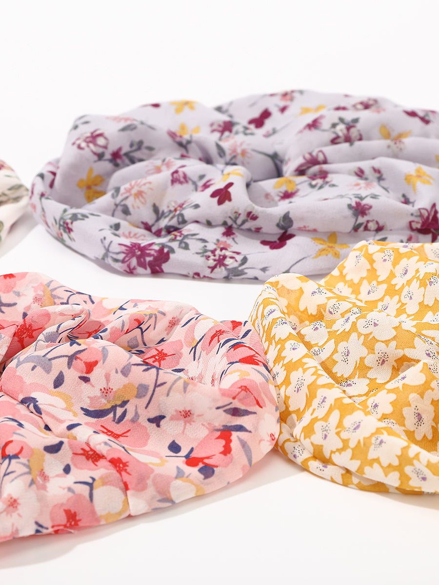 Morning Glory Scrunchies (3 Pcs)｜Awaytr®