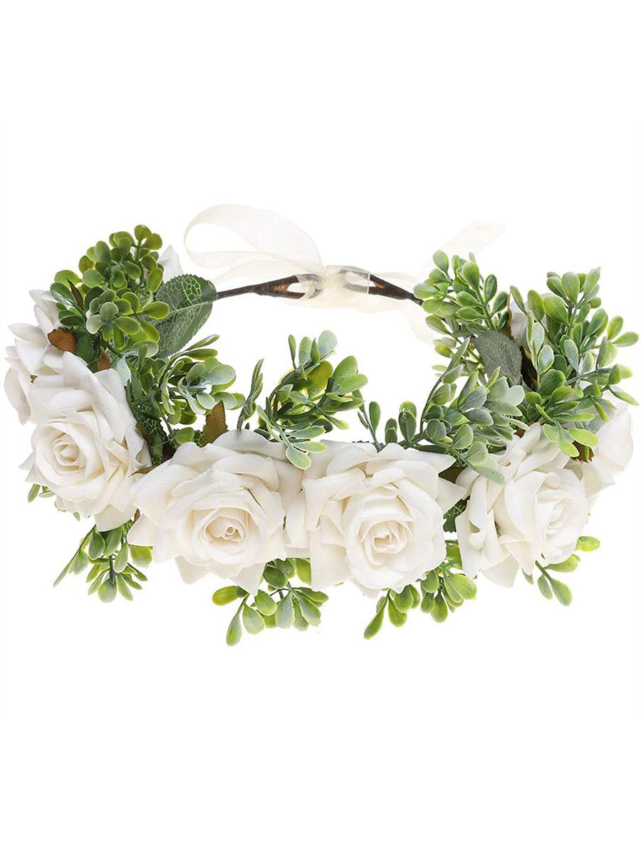 Rose Wreath Flower Crown｜Awaytr®