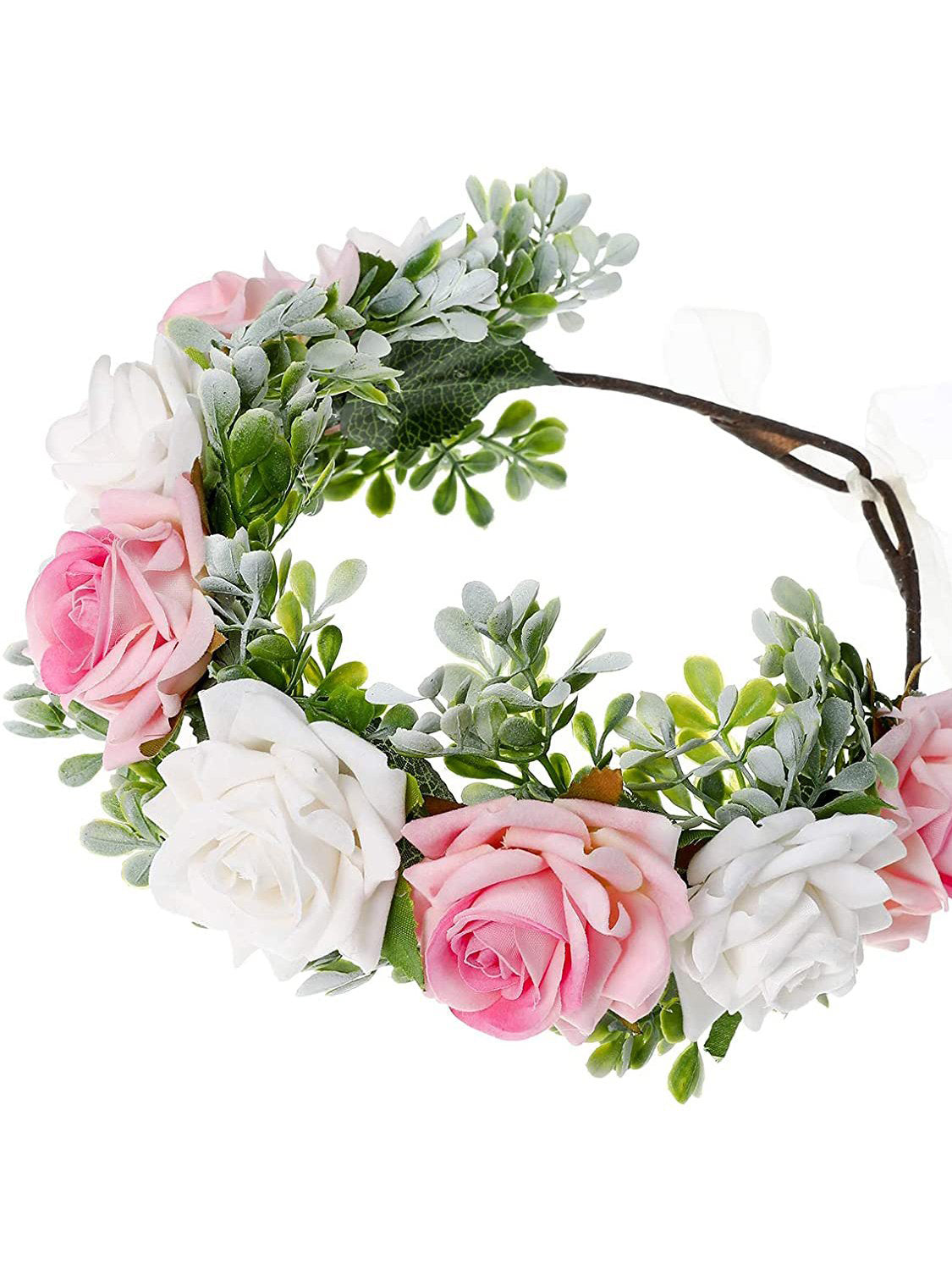 Rose Wreath Flower Crown｜Awaytr®