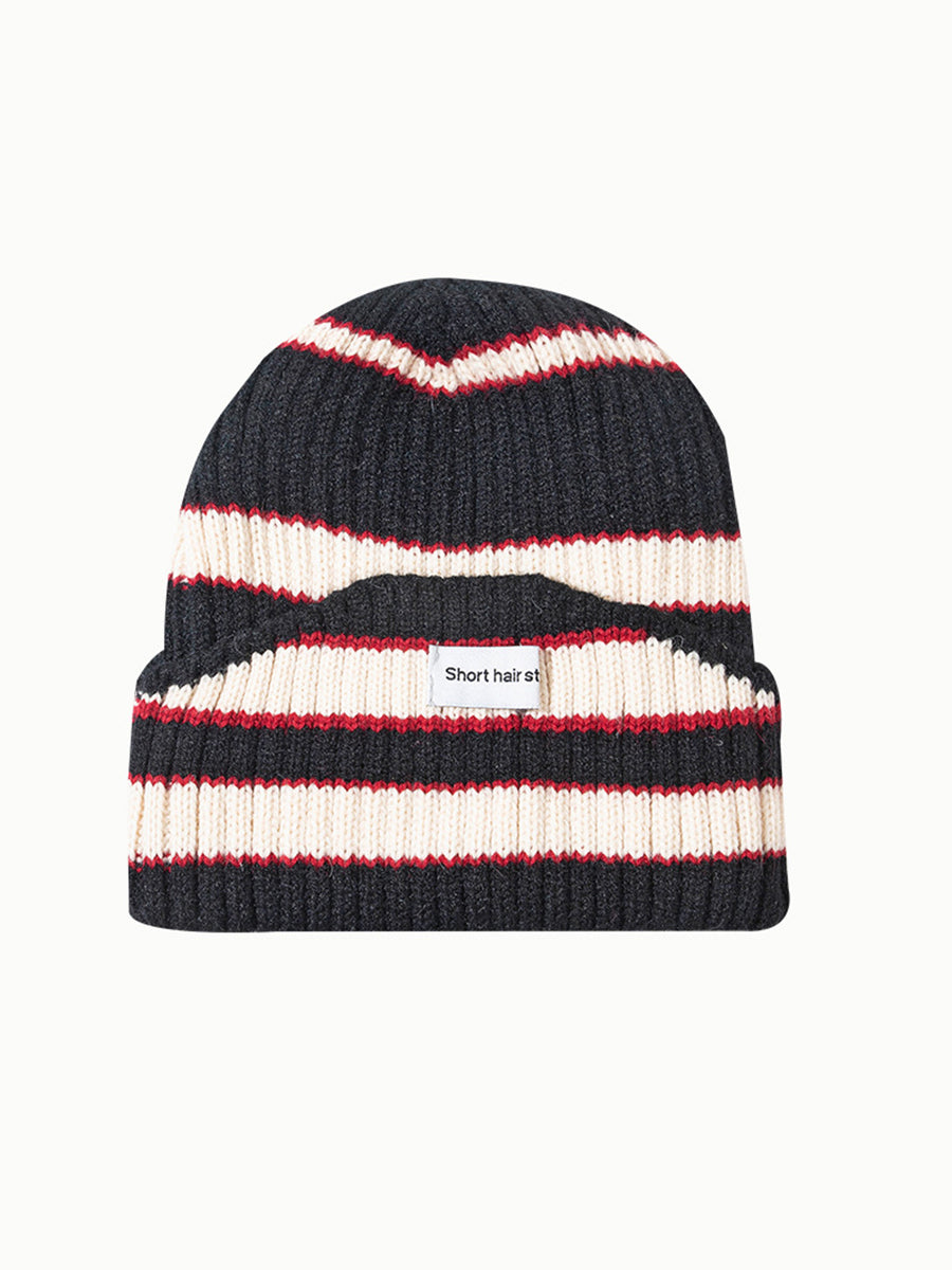 Simple Striped Knitted Hat｜Awaytr®