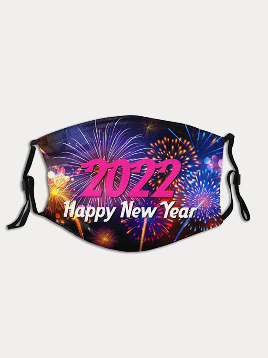 2022 Washable Adult Fireworks New Year's Mask｜Awaytr®