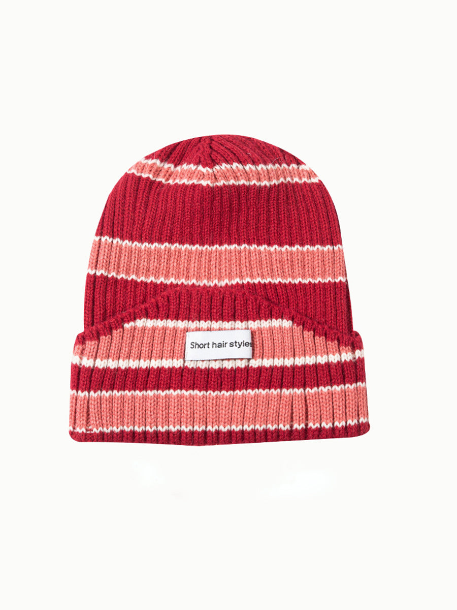 Simple Striped Knitted Hat｜Awaytr®