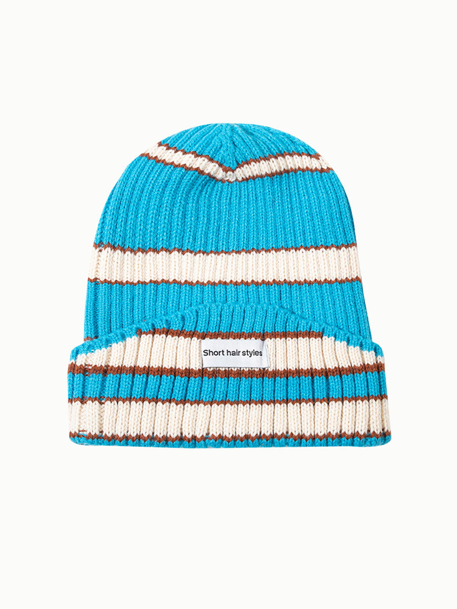 Simple Striped Knitted Hat｜Awaytr®