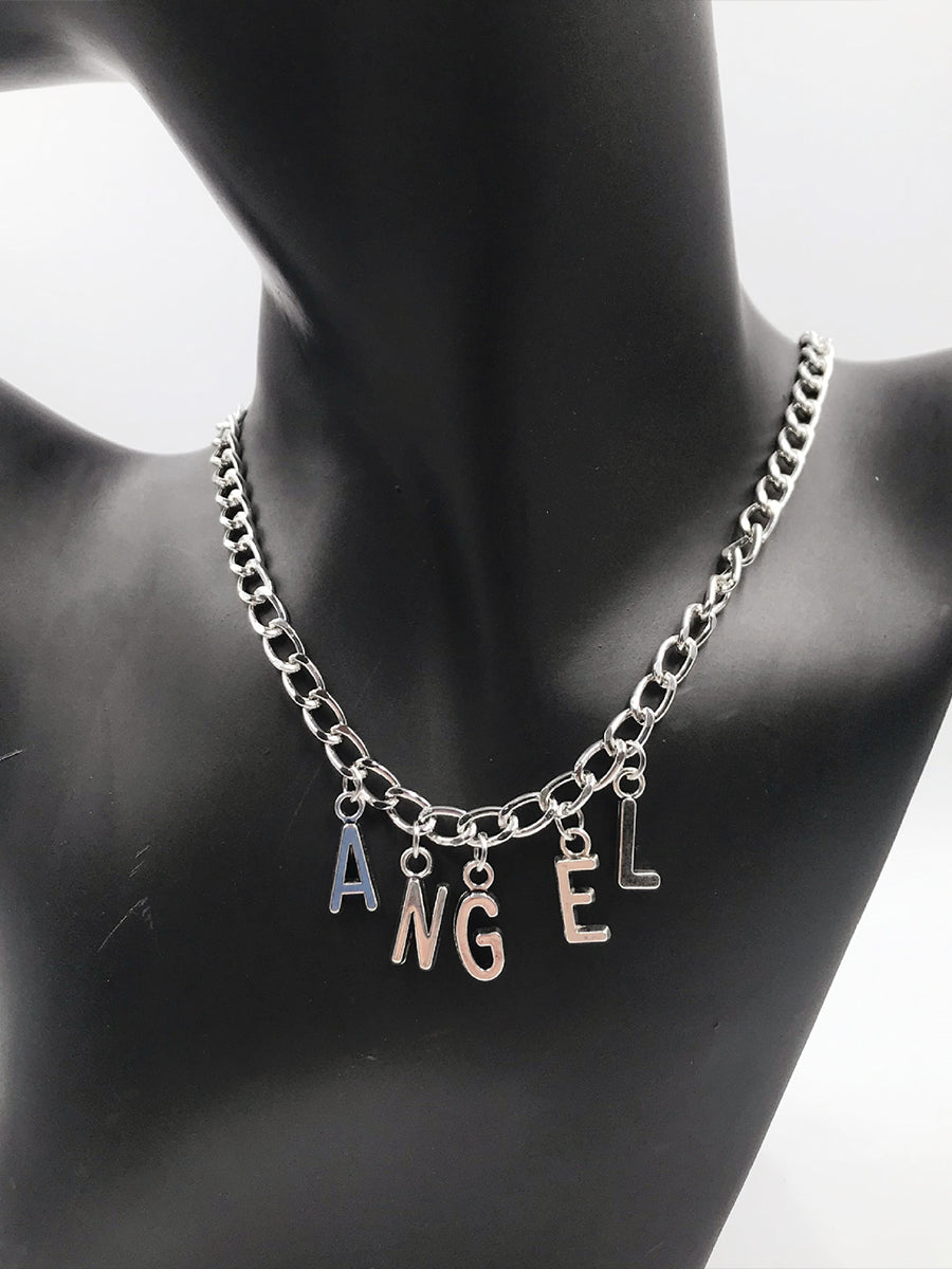 Hip Hop Letter Hellboy Necklace｜Awaytr®