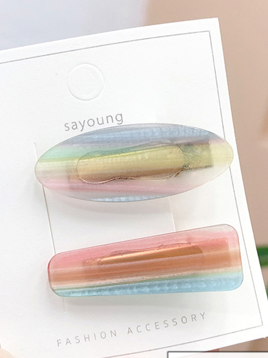 Gradient Resin Hair Clip｜Awaytr®