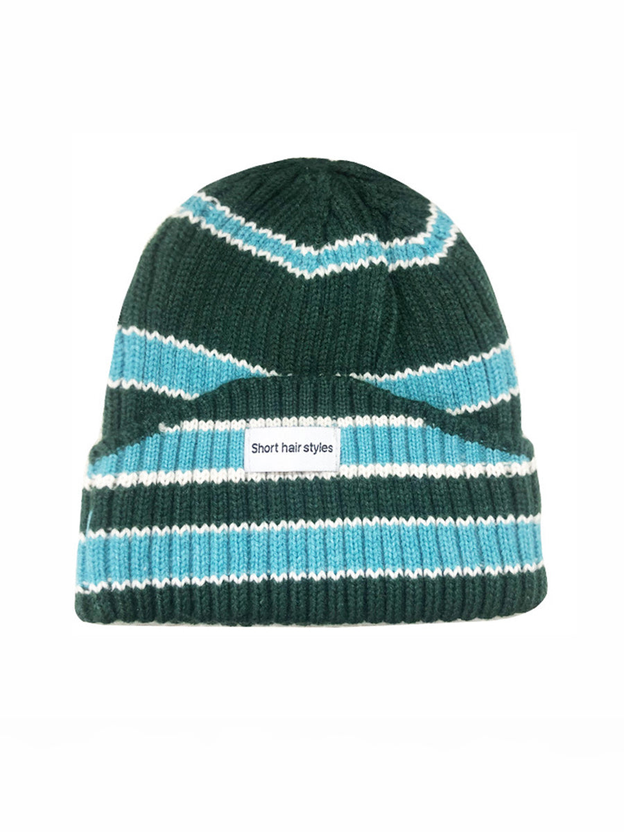 Simple Striped Knitted Hat｜Awaytr®