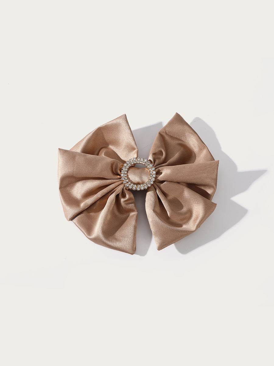 Round Bow Tie Hair Barrette｜Awaytr®