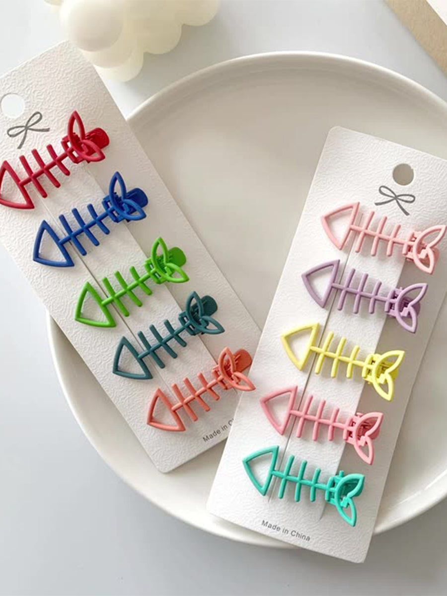 Candy Colors Hair Clips Set-5Pcs｜Awaytr®