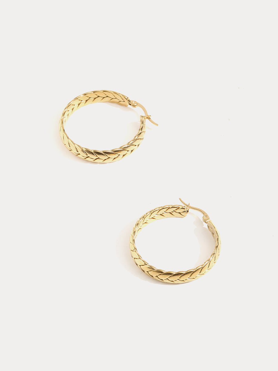 Golden Wheet Earrings｜Awaytr®