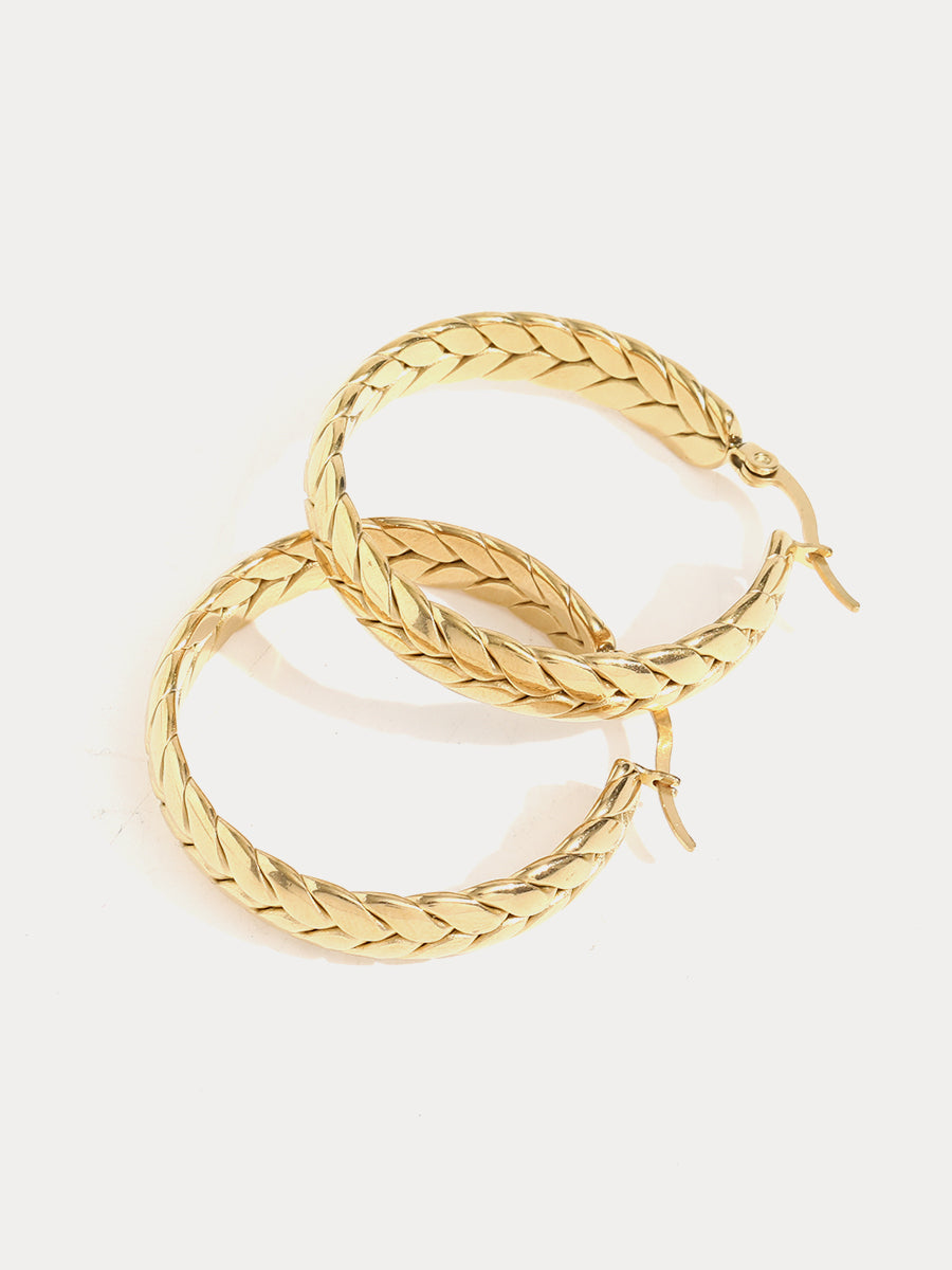 Golden Wheet Earrings｜Awaytr®