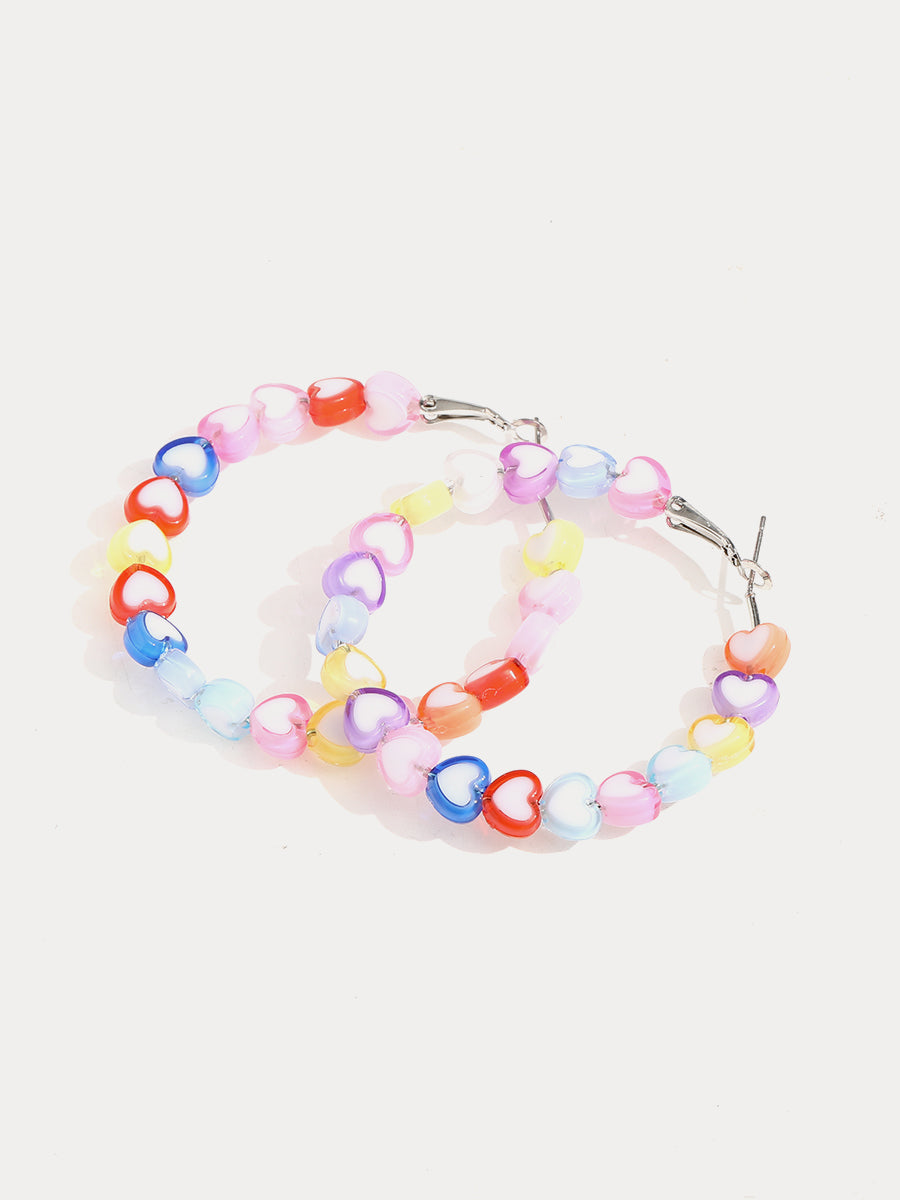 Colorful Heart Earrings｜Awaytr®