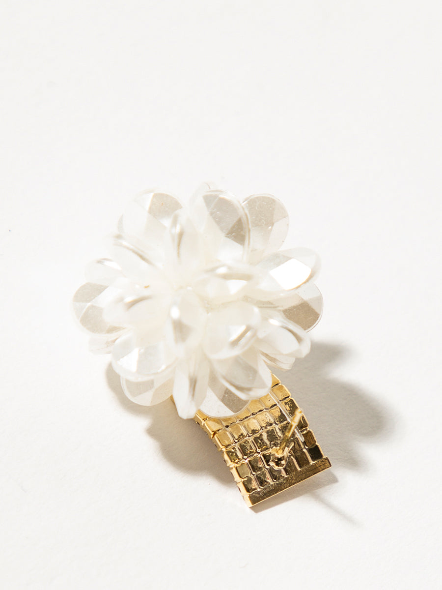 White Hydrangea Earring｜Awaytr®