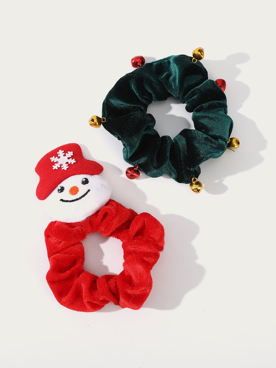 Christmas Velvet Scrunchies Set (2 Pcs)｜Awaytr®