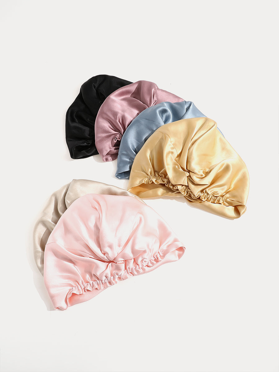 Twisted Mulberry Silk Sleep Cap｜Awaytr®