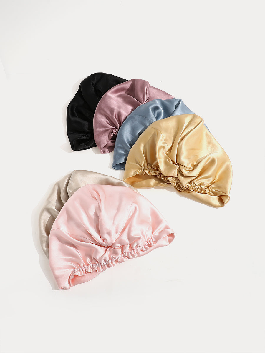 Twisted Mulberry Silk Sleep Cap｜Awaytr®