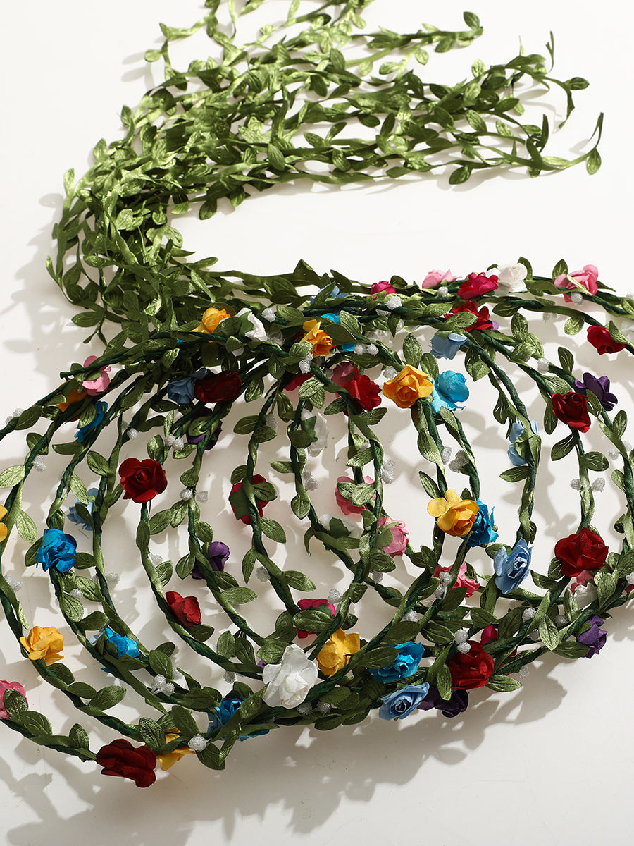 Bohemian Mixed Color Flower Crown｜Awaytr®