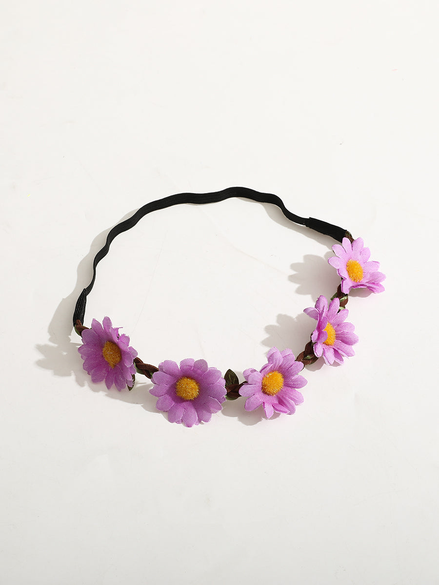 Bohemian Mixed Color Flower Crown｜Awaytr®