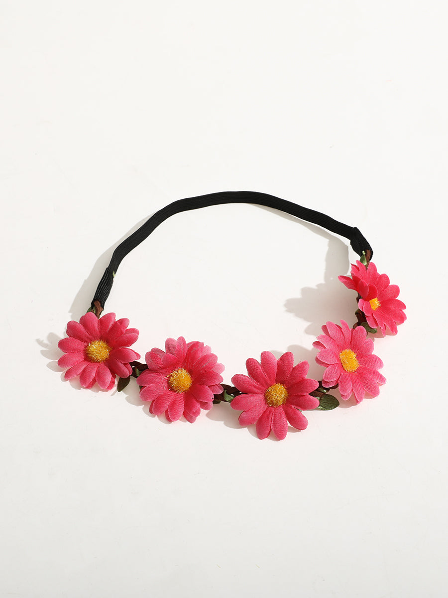 Bohemian Mixed Color Flower Crown｜Awaytr®