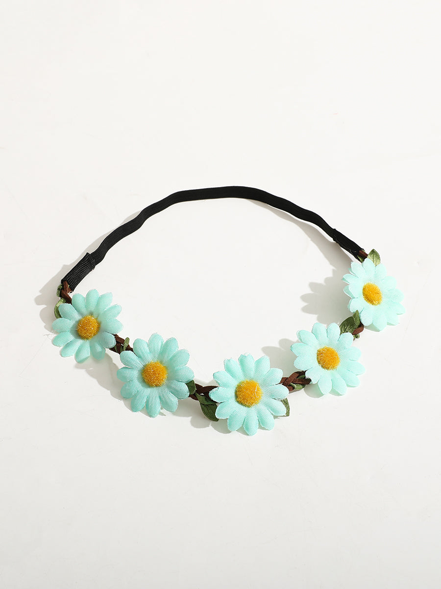 Bohemian Mixed Color Flower Crown｜Awaytr®