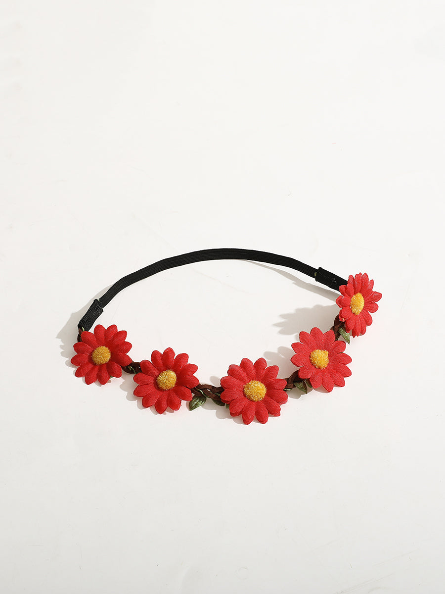 Bohemian Mixed Color Flower Crown｜Awaytr®