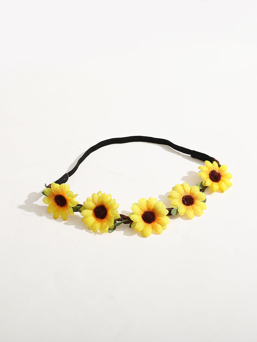 Bohemian Mixed Color Flower Crown｜Awaytr®