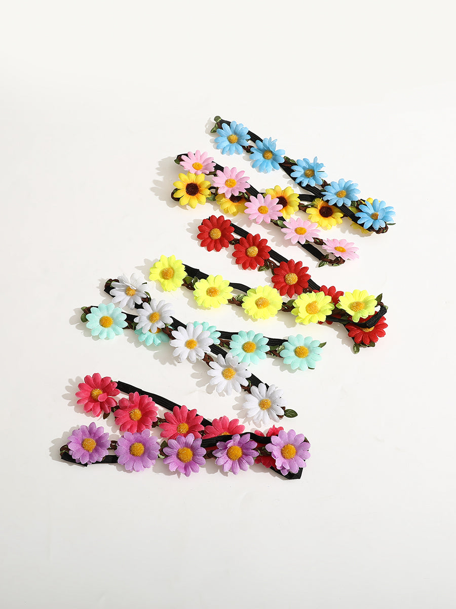 Bohemian Mixed Color Flower Crown｜Awaytr®