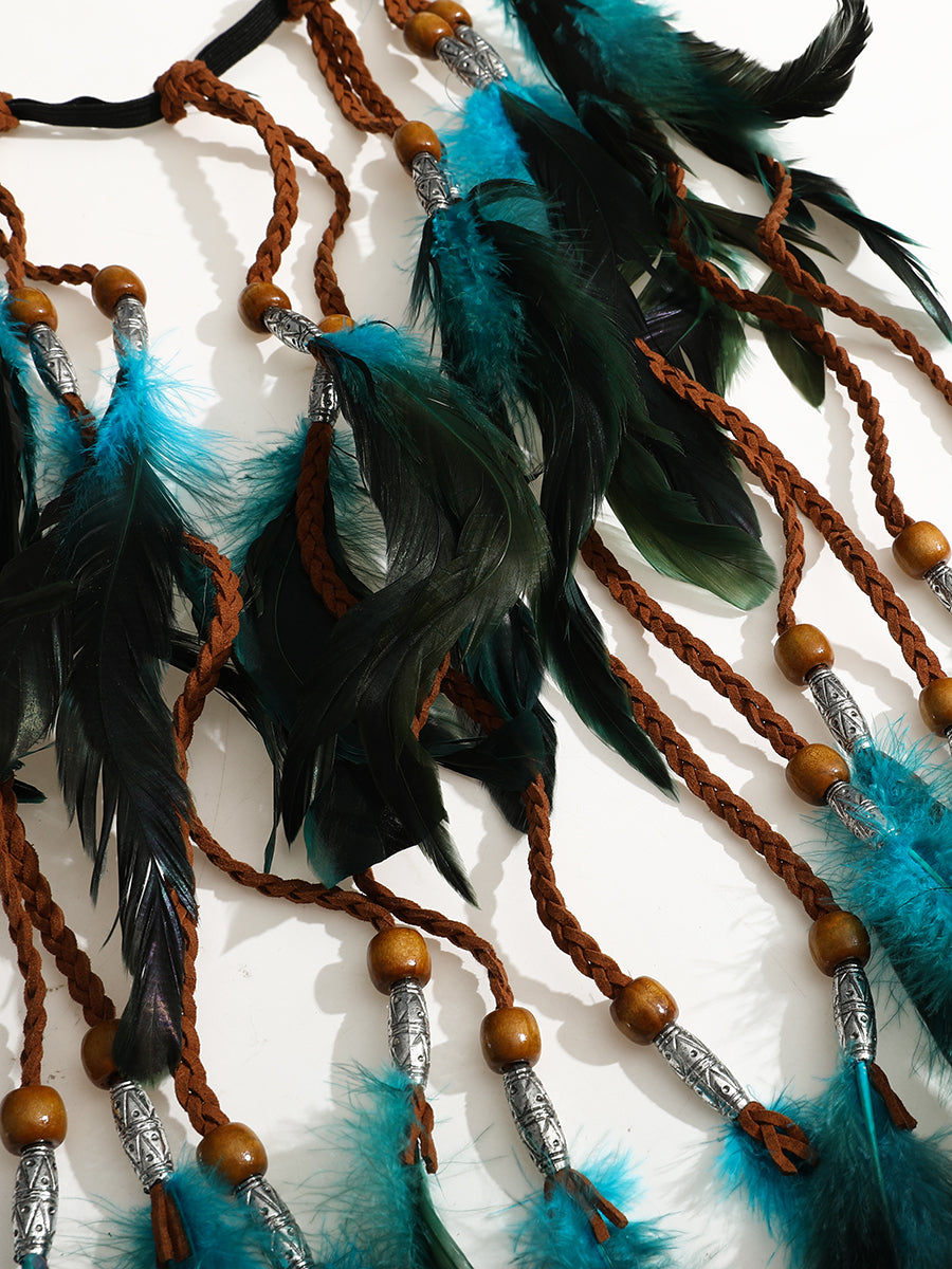 Hand-woven Feather Crown｜Awaytr®