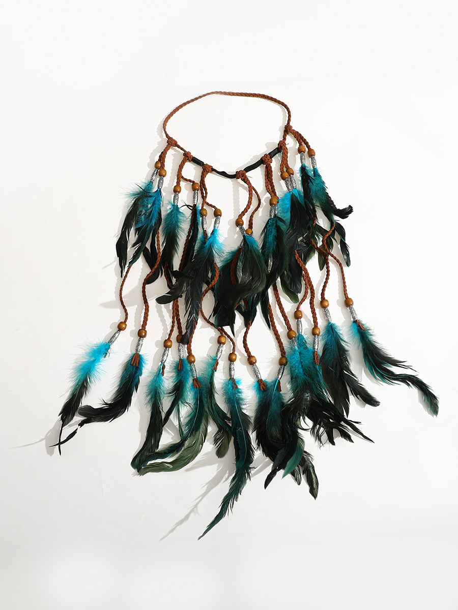 Hand-woven Feather Crown｜Awaytr®