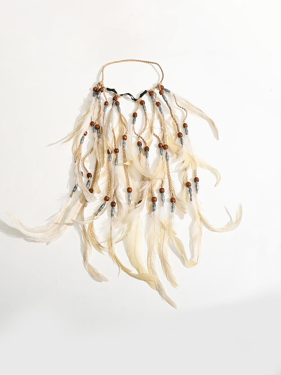 Hand-woven Feather Crown｜Awaytr®