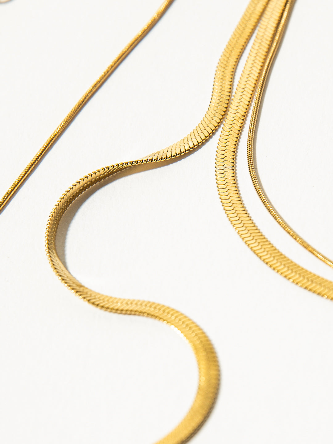 Double Layered Snake Necklace｜Awaytr®