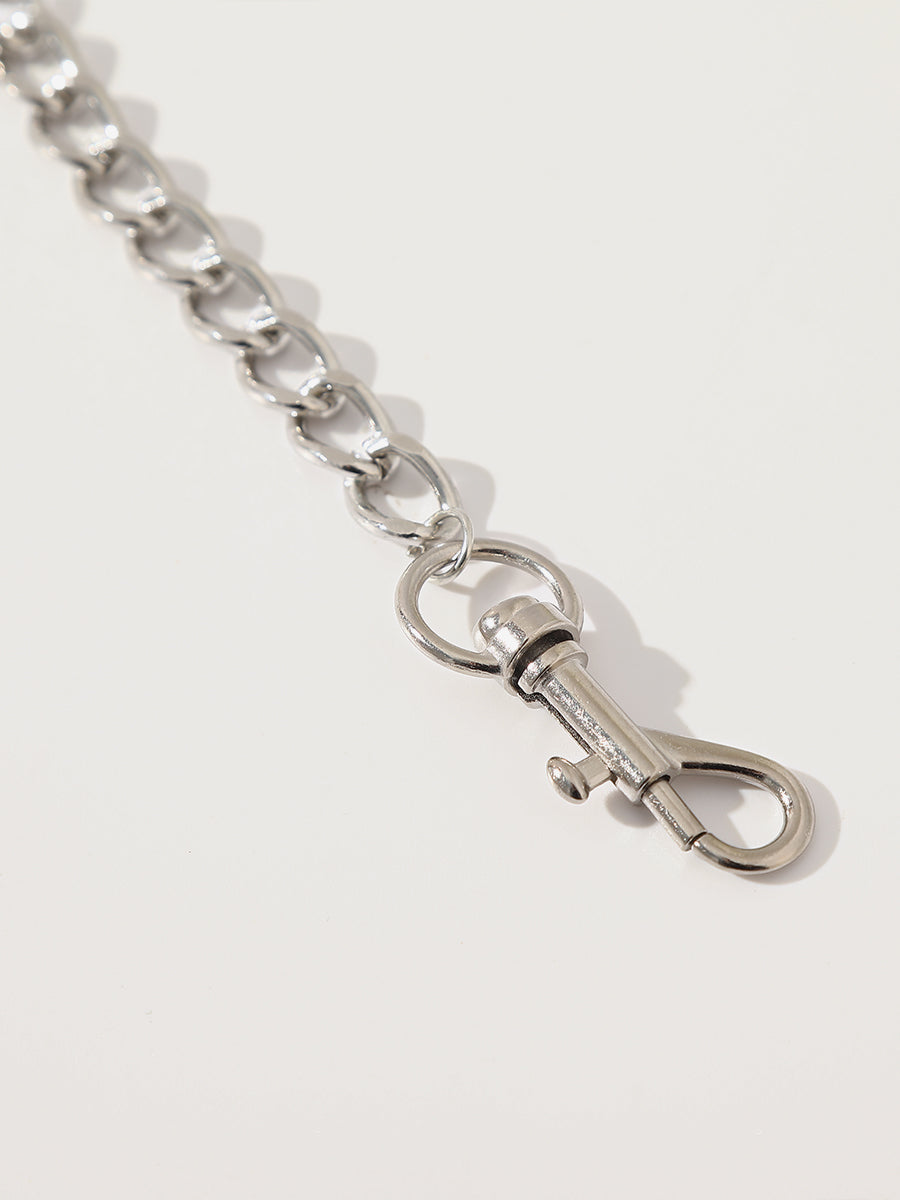 Cross Silver Clavicle Chain｜Awaytr®