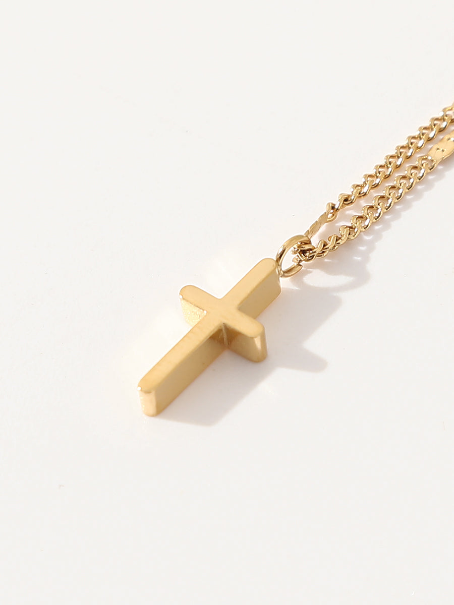 Cross Stacking Necklace｜Awaytr®