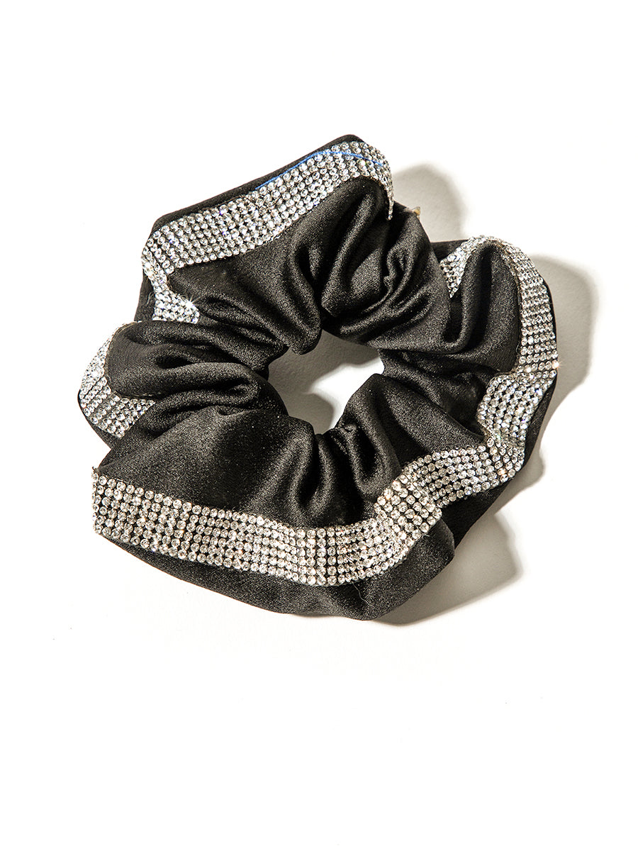 Polyester Rhinestone Hair Scrunchies｜Awaytr®