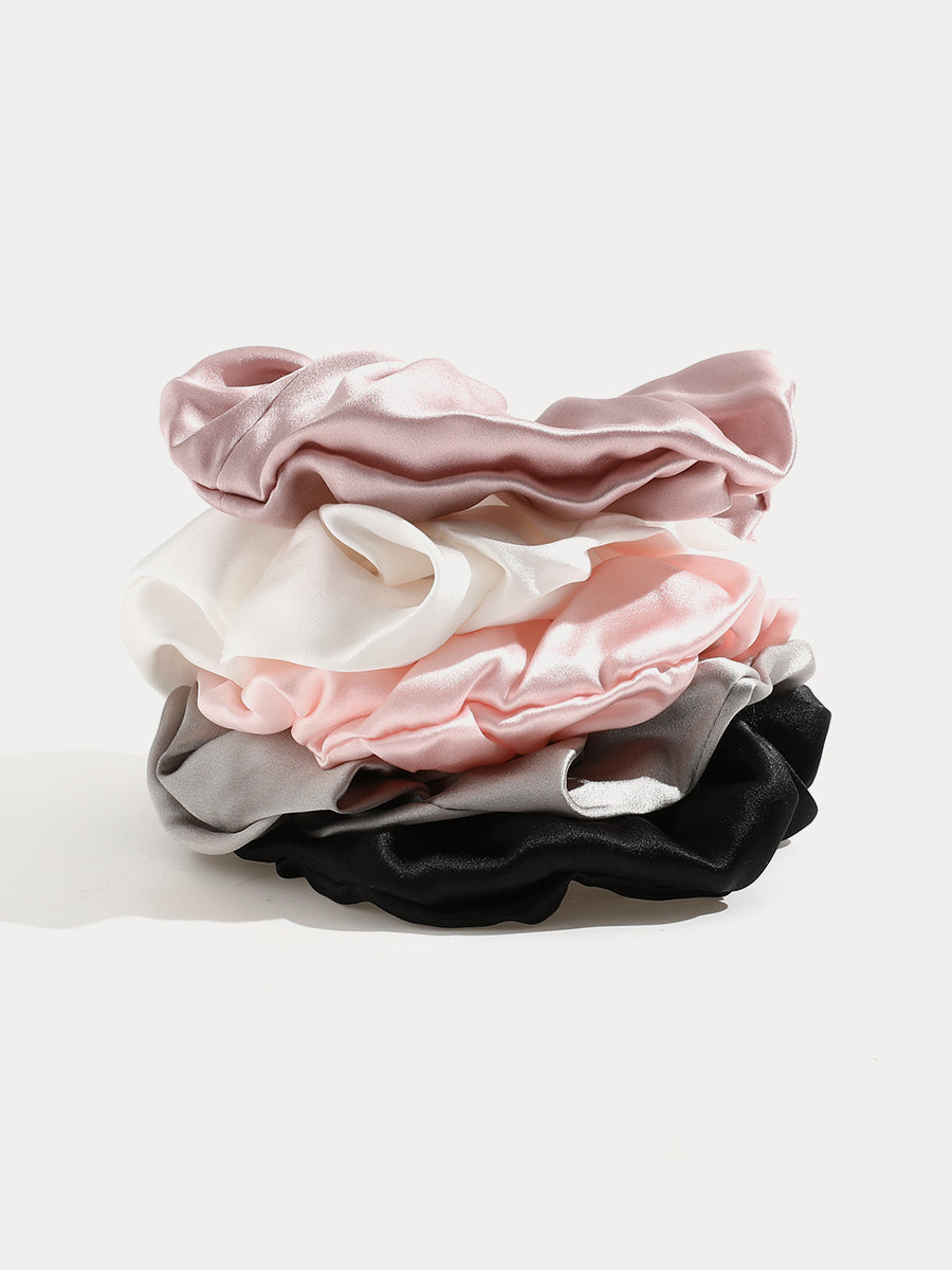 Mulberry Silk Oversized Scrunchies｜Awaytr®