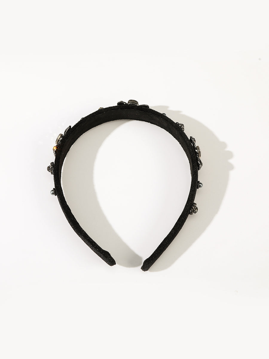 Black Crystal Bowknot Headband｜Awaytr®