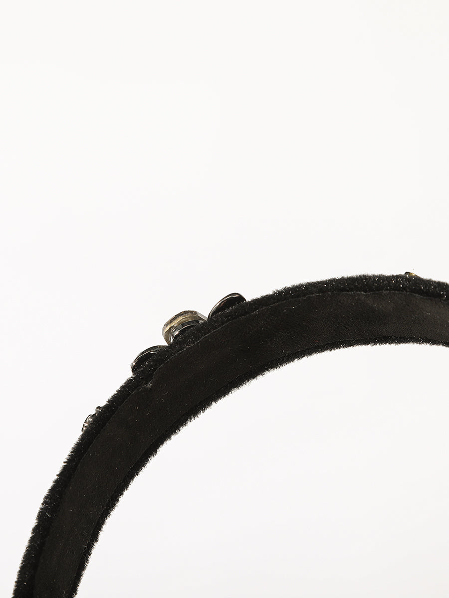 Black Crystal Bowknot Headband｜Awaytr®