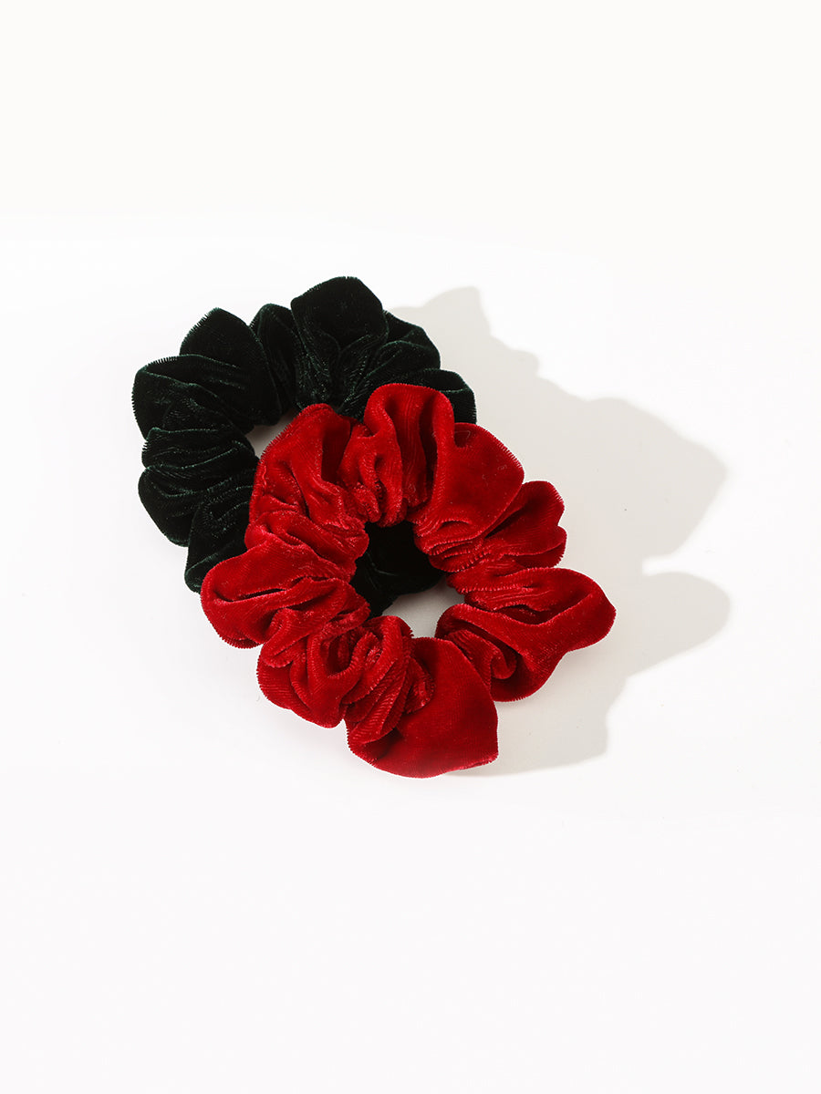 Vintage Velvet Scrunchies (2 Pcs)｜Awaytr®